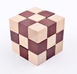 7 Cube Y Holzpuzzle